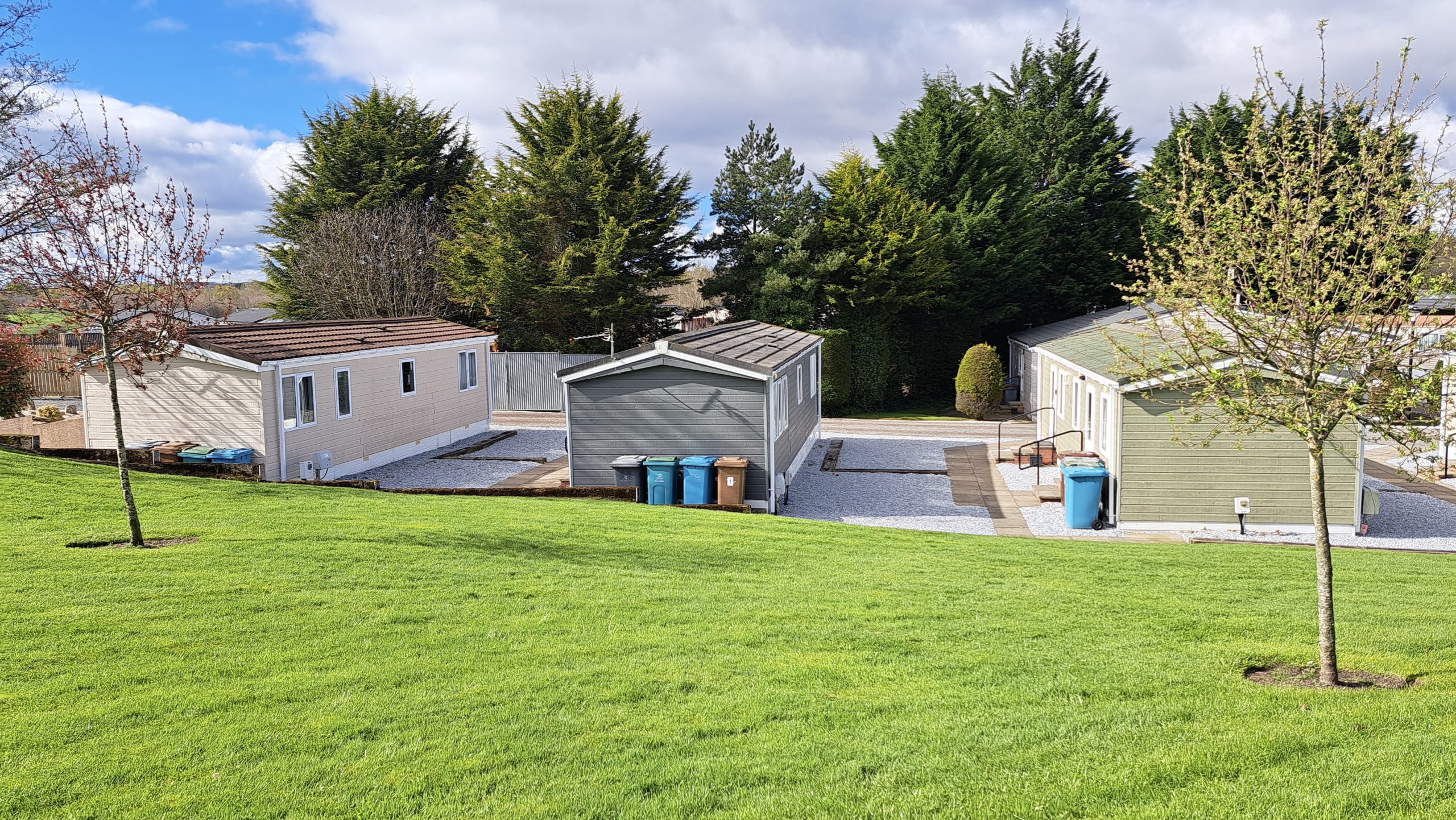 glasgow chalets at red deer holiday park